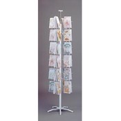 (white) 48 Pocket 5 3 / 8" Spinner Racks
