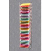 (black) 30-slot Paper Rack Tower-12"x12"