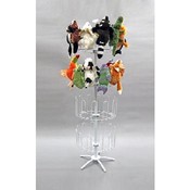 (white) 4-tier Plush Spinner
