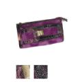 Je Veux Velvet Handbag with Snake Skin Trim