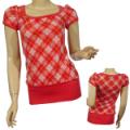 Ladies Fashion Round Neck Top