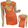 Ladies Fashion Round Basic Neck Sleeved Top