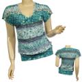 Ladies Fashion V-Neck Top