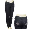 Ladies Fashion Round 5 Pocket Skinny Jeans