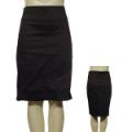 Ladies Fashion A-Line Skirt With Slit In Back