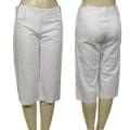 Ladies Fashion Capri Pants With Decorative Belt