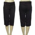Ladies Fashion Capri Pants W/Decorative Belt Loops
