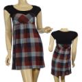Ladies Cap Sleeve A-Line Empire Waist Dress