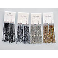 Ladies Fashion 10 Line Acrylic Bead W/Bar Earrings