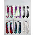 Ladies Fashion 3 Line Acrylic Stone Linear Earring