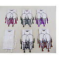 Ladies Hoop Round Acrylic Stone Drop Earrings