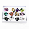 Ladies Fashion Glass And Shell Bouquet Ring