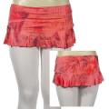 Ladies Fashion Mini Skirt With Ruffled Bottom