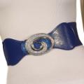 Ladies Fashion Spiral Rs Buckle Wide Belt