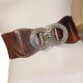 Ladies Fashion O-Knot Buckle Elastic Belt