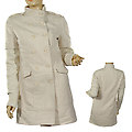 Ladies Fashion Polo Jacket W/Ribbed Sleeves