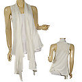 Ladies Cardigan Jacket W/Draped Shawl Collar