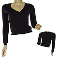 Ladies Fashion Long Sleeve V-Neck Cardigan Jacket