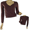 Ladies Fashion Long Sleeve V-Neck Cardigan Jacket