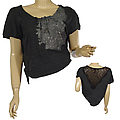 Ladies Scoop Neck Loose Fitted Short Sleeve Top