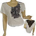 Ladies Scoop Neck Loose Fitted Short Sleeve Top
