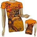 Ladies Fashion Short Sleeve Round Neck Basic Tank