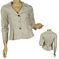 Ladies Fashion Long Sleeve Clover Field Neckline