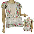 Ladies Fashion Sleeveless Top With Lace Detail