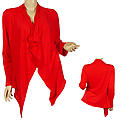 Womens Plus Size Long Sleeved Asymmetrical Casmina