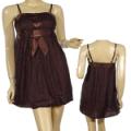 Ladies Fashion Spaghetti Strap Bubble Dress