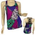 Ladies Sleeveless Racer Back U-Shape Top