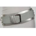 Ladies Fashion Braided Square Bk Elastic Belt