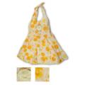 Girls Summer Halter Tie Flower Print Dress