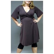 Plus size A-line Kimono Sleeve Dress