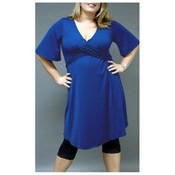 Plus Size A-Line Kimono Sleeve Dress