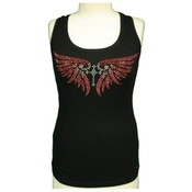 Embellished Rhinestone Studded Fashion Tank