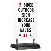 Two Sided Springer Sign- 45"H, 24"W x 36"H Panel
