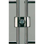 Wire Grid Panel Connector (Chrome)