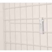 Peg Hook For Wire Grid- 8" (White)