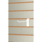 Peg Hook For Slatwall- 4" (White)