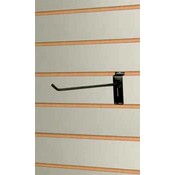 Peg Hook For Slatwall- 8" (Black)