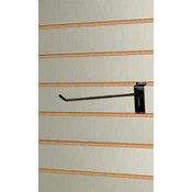 Peg Hook For Slatwall- 10" (Black)