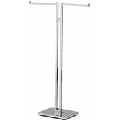 2-Way Racks With 2 Straight Square Arms (Chrome)