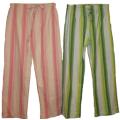 Women's Striped Colored Sleep Pants