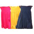 Terry Shirred Dress