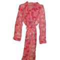 Women's Plus Size Heart Bathrobe