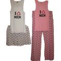Women's Plus Size Printed Short Pajama Set