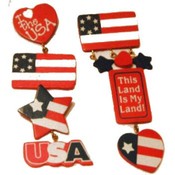 Patriotic Wooden Pin