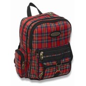 Junior Plaid Backpack
