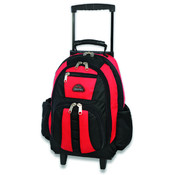 Double Compartment Ripstop Nylon Backpack on wheel
